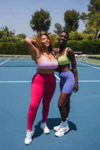 Two women wearing activewear clothing by Vitality